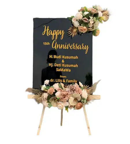 Papan Bunga Akrilik Mongondow