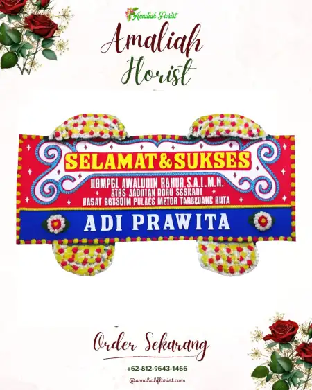 Papan Bunga Ucapan Selamat Mongondow